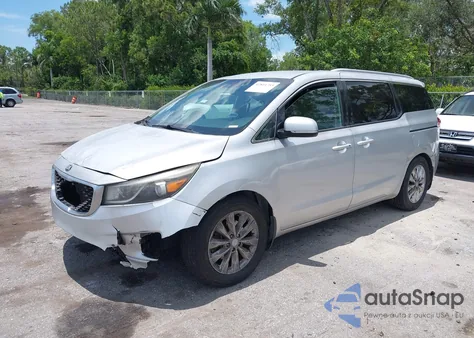 2015 Kia Sedona Ex from USA, damaged, VIN KNDMC5C13F6051783